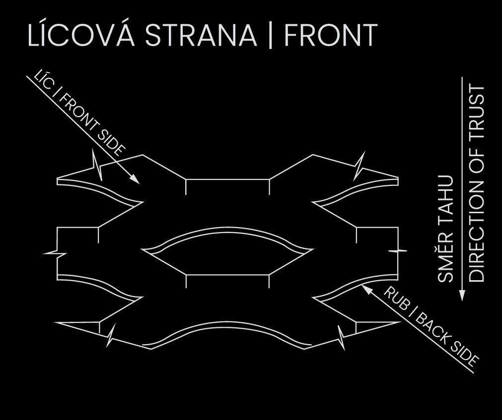Lícová strana tahokovu