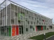 Fasádní stínění z tahokovu Frederiksberg, Dánsko